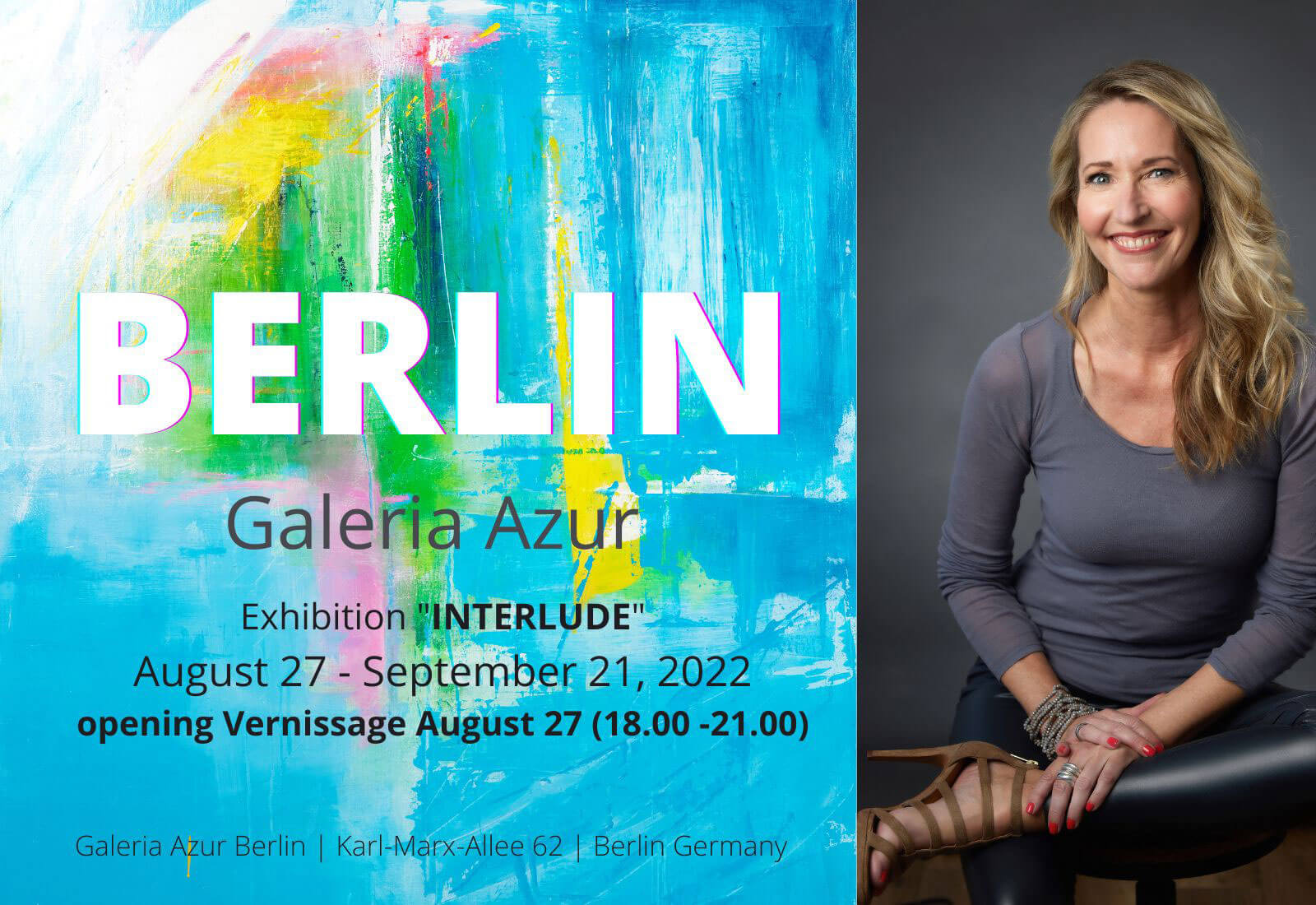 Galeria-Azur-Berlin_Ausstellung mit Susanne-Herbold