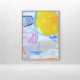 EN Alt-Text: No Expectations 2.0 – acrylic, oil pastel, spray paint on canvas, 160 × 120 cm, 2025, Susanne Herbold